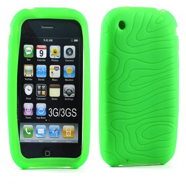 Wholesale iPhone 3GS Silicone Case (Green)